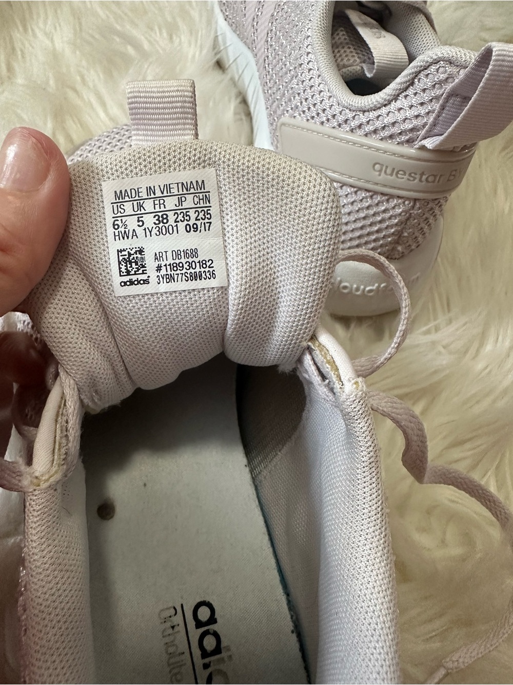 adidas Women's Knit Lace-Up Sneakers - Picture 4 of 4